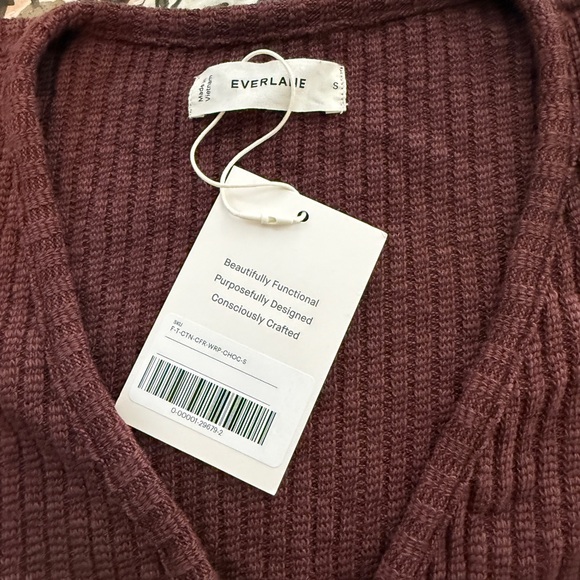 Everlane Cozy Rib Knit Wrap Sweater - Picture 2 of 3
